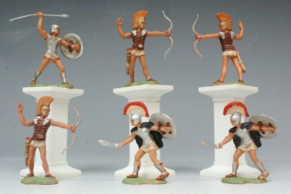 SOLD Herald Trojan Warriors - Group of 6 Figures