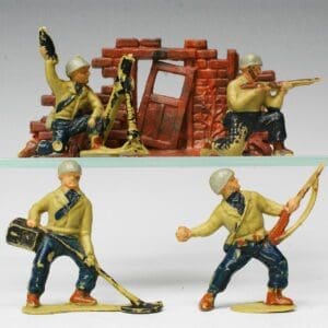SOLD Charbens American Infantry & Ruined Wall with Door