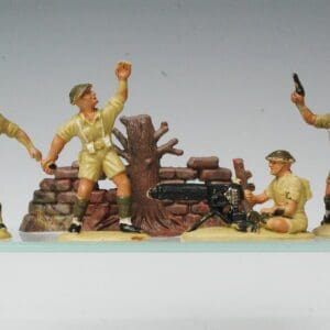 SOLD Charbens British 8th Army & Ruined Wall with Tree