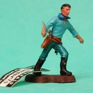 Swoppet 2nd Series Cowboy Knife-fighter with Shop Tag