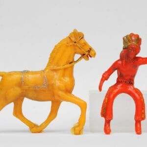 SOLD Hilco Wild West Mounted Indian on RARE Horse