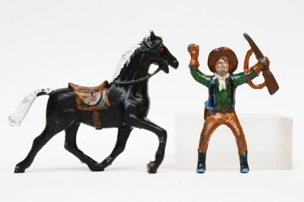 SOLD Hilco Wild West Mounted Cowboy on RARE Horse