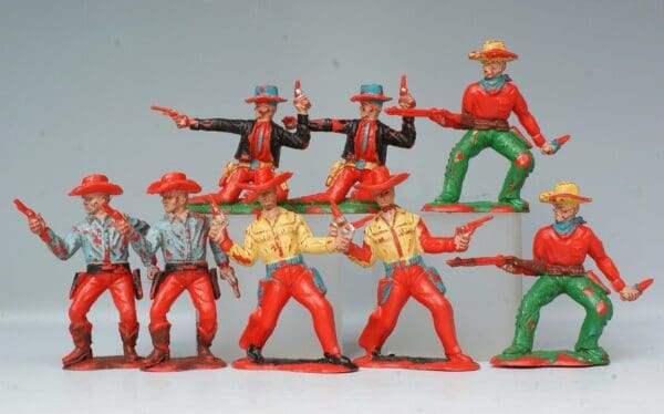 Crescent Wild West Cowboys - 60mm Figures