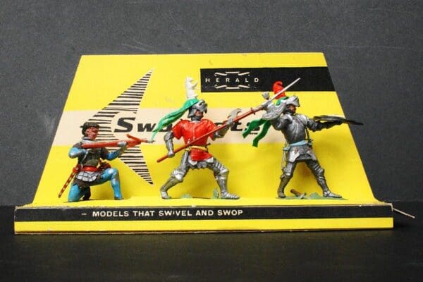 SOLD Herald Swoppet C15th Knights Display Card - Superb!