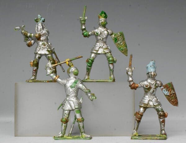 NEW! Cherilea 60mm Knights - Mottled Swirly Plastic #1