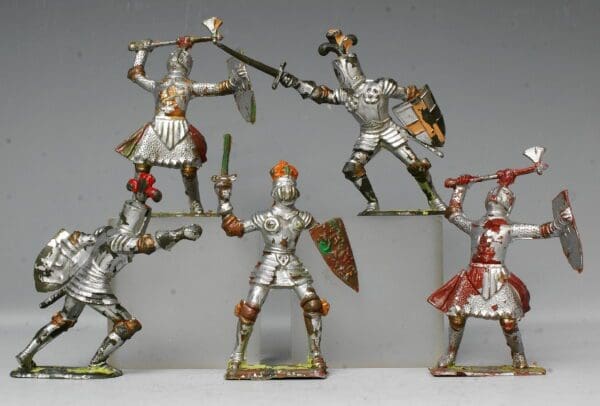 NEW! Cherilea 60mm Knights - Mottled Swirly Plastic #2