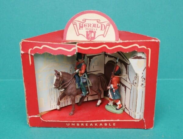 SOLD Herald Black Watch Triangular Military Display Carton