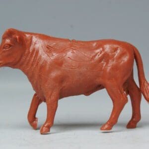 SOLD Speedwell Farmyard Bull - Chestnut Plastic