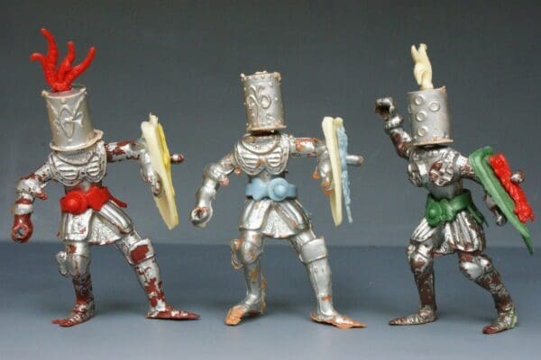 SOLD Cherilea 1st Series 'Swoppet' Knights Plastic