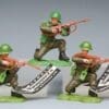 SOLD Swoppet Infantry in Action - 3 Kneeling Figures