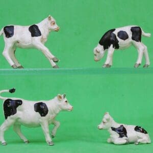 SOLD Loose Set of Herald Friesian Calves - SMOOTH Plastic!