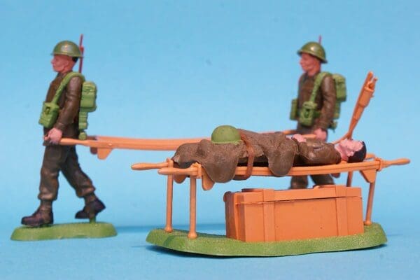 SOLD Swoppet Infantry in Action! Stretcher Party Set