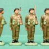 Herald Khaki Infantry at Attention - Early FIXED Arm - Image 3