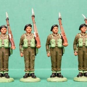 Herald Khaki Infantry at Attention - Loose Set