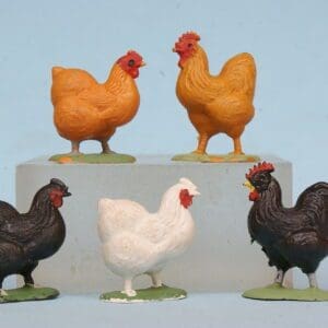 SOLD Britains Lead Mould Cocks & Hens (Assorted)