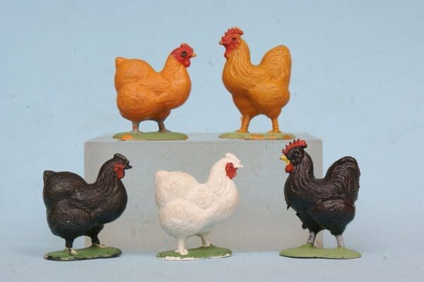 SOLD Britains Lead Mould Cocks & Hens (Assorted)