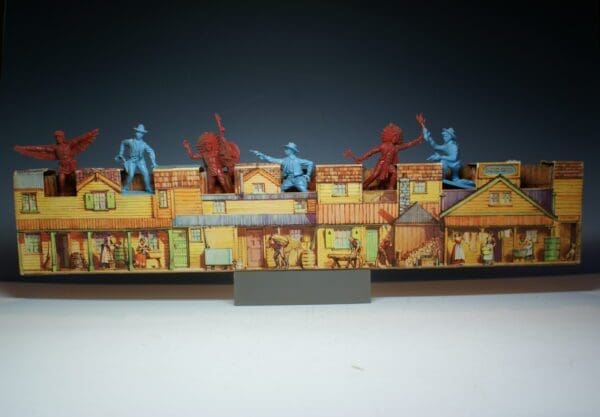 SOLD Crescent Wild West Stockade & Figures - Image 2