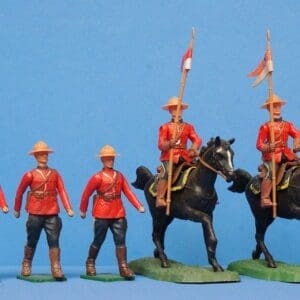 SOLD Eyes Right RCMP Troopers - Mounted & Marching On Foot