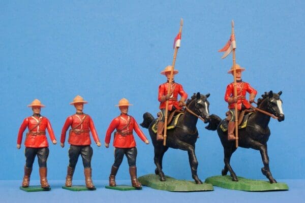 SOLD Eyes Right RCMP Troopers - Mounted & Marching On Foot