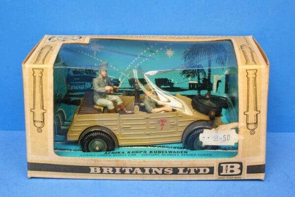 SOLD Britains Deetail Afrika Korps Scout Car - Boxed!