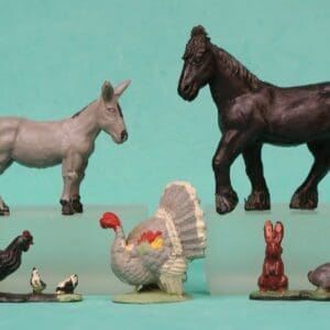 SOLD Timpo Farm Animals - Turkey, Rabbits, etc