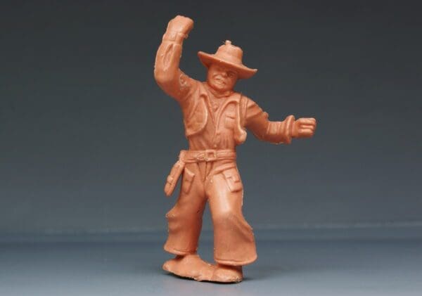 SOLD Marx Punching Cowboy - 60mm scale