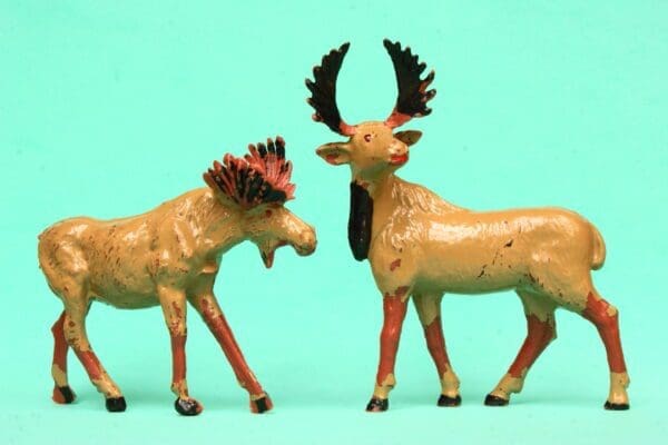 SOLD Charbens Plastic Elk & Moose - from Lead Moulds