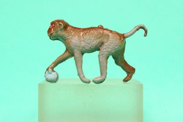 Charbens Zoo Monkey with LIGHT BLUE Ball!