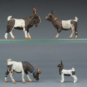Herald Goat Family (Grey & White) - Back in Stock!