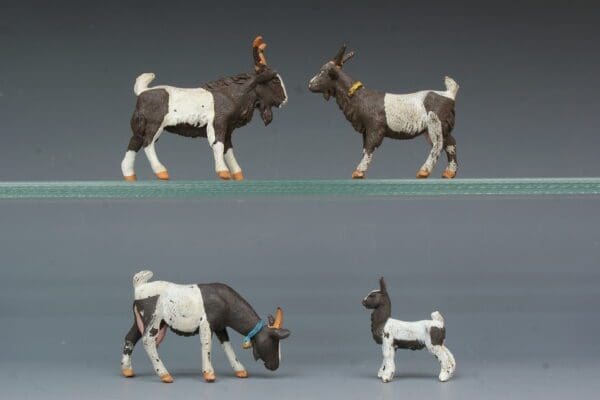 Herald Goat Family (Grey & White) - Back in Stock!