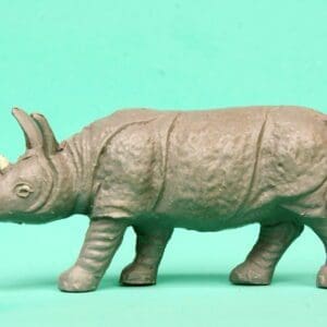 Charbens Plastic Rhino - from Lead Mould