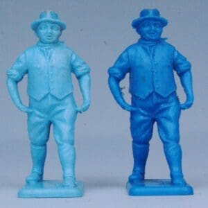 SOLD Crescent Farmer Walking - ROYAL BLUE Variant!