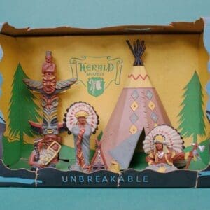 SOLD Herald Indian Encampment Set - YELLOW Insert!