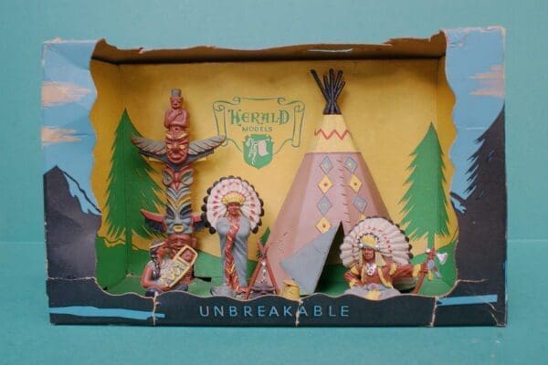 SOLD Herald Indian Encampment Set - YELLOW Insert!