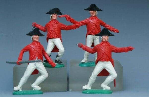 Timpo AWI British Soldiers 'Redcoats'