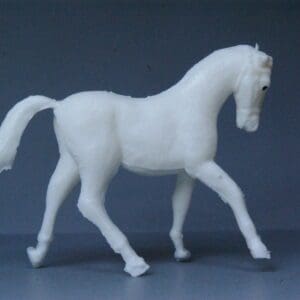SOLD Gemodels Farm Series Pony - WHITE Plastic!