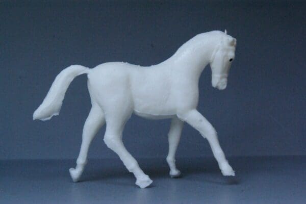 SOLD Gemodels Farm Series Pony - WHITE Plastic!