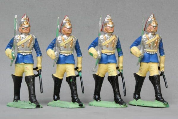 Hilco 60mm Horse Guards - Rare GREEN Plastic!