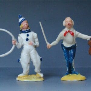 SOLD Gemodels Clowns with Hoop & Violin