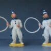 SOLD Gemodels Pair of Clowns with Hoops