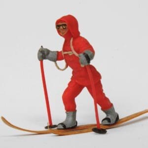 SOLD Herald Polar Skier - RED Plastic VNM!