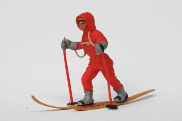 SOLD Herald Polar Skier - RED Plastic VNM!