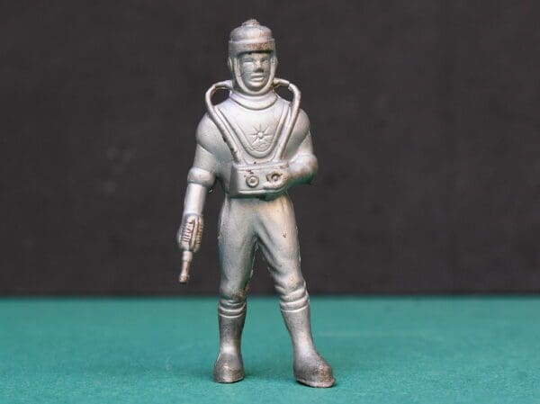 SOLD Poplar Plastics 54mm Spaceman - SILVER