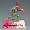 SOLD Swoppet Knight Attacking on Card Shop Plinth!