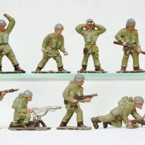 SOLD Lone Star Paratroopers LIGHT Green - Set of 8