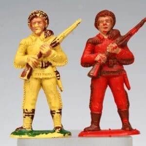 SOLD Charbens Davy Crockett - Yellow & Red Plastic
