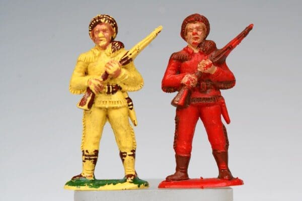 SOLD Charbens Davy Crockett - Yellow & Red Plastic