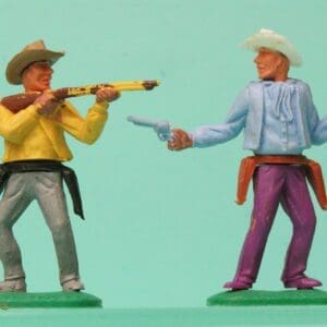 SOLD Timpo 1st Series Cowboys - Separate Gun-belts