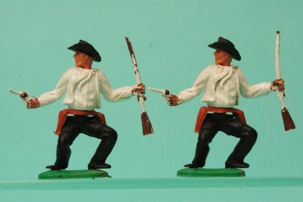 SOLD Timpo 1st Series Cowboys - White Torsos