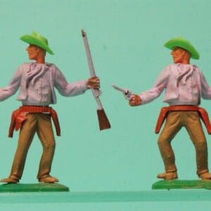 SOLD Timpo 1st Series Cowboys - Lilac Torsos